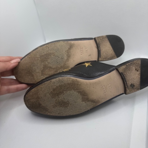 GUCCI PRINCETOWN HORSEBIT LOAFER MULES 36 ½ - Picture 9 of 9